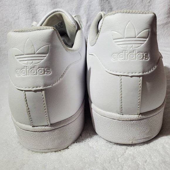 ADIDAS Men's White Superstar Legacy Sneaker, Size 19 - Picture 4 of 14